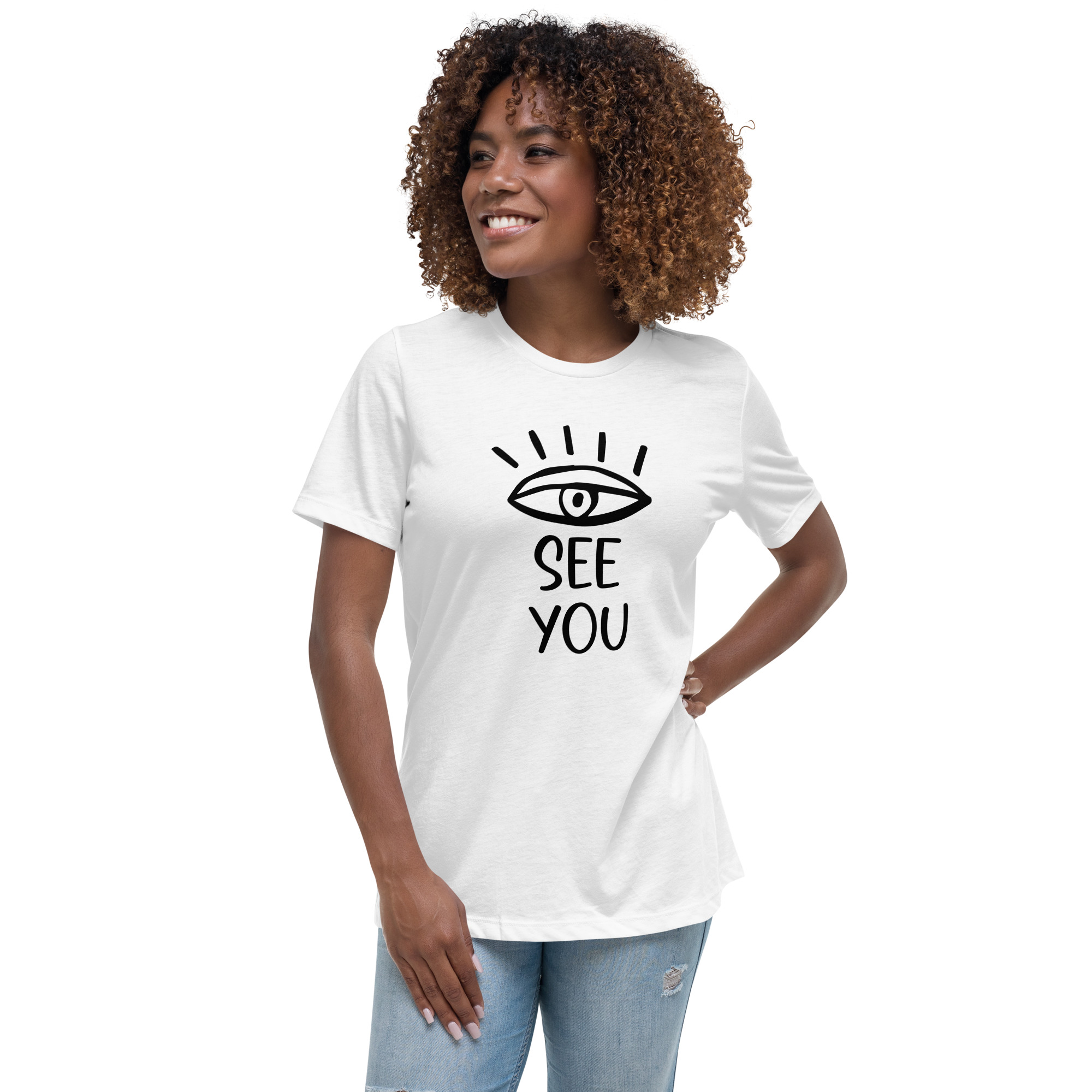Eye See You (Women's Relaxed T-Shirt) - Authentic Relating Ottawa
