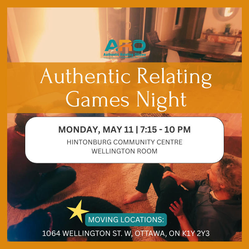 Authentic Relating Games - May 11th, 2026 (Monday)