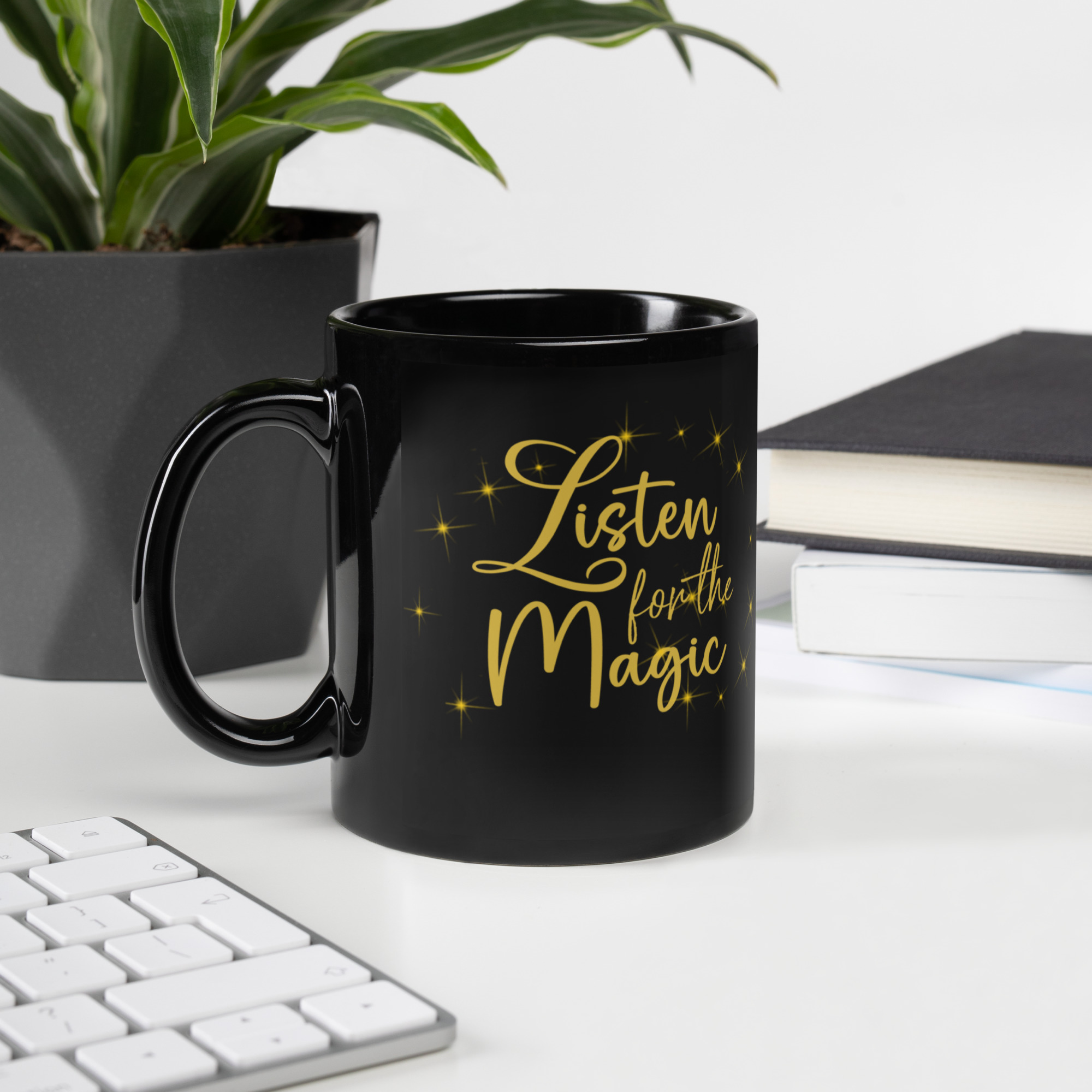 Black Glossy Mug