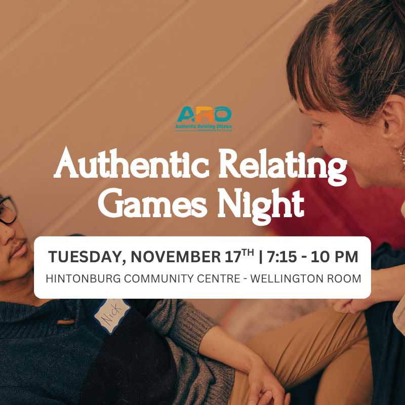Authentic Relating Games Night - November 17th (Tuesday)