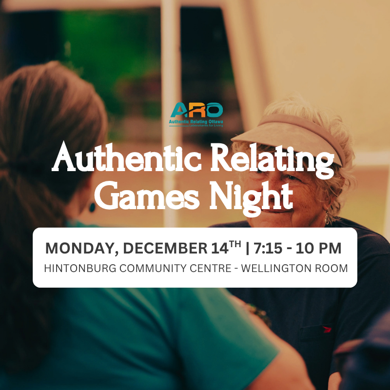 Authentic Relating Games Night - December 14th (Monday)